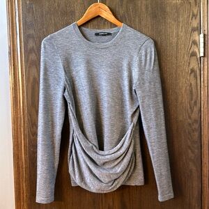 Derek Lam cashmere silk blend sweater Size M Gray